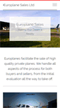 Mobile Screenshot of europlanesales.com